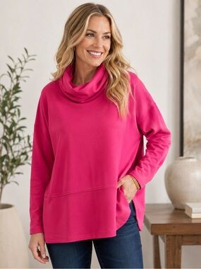 NWT Dear Scarlett ‘Vienna’ Cowl Neck Top 1X